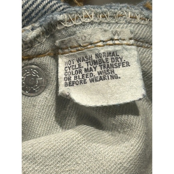 Vintage Levi's 505XX Women's Sz 11 (28x34) 26505-0214 Blue Denim Jeans Dark Wash - Picture 5 of 6